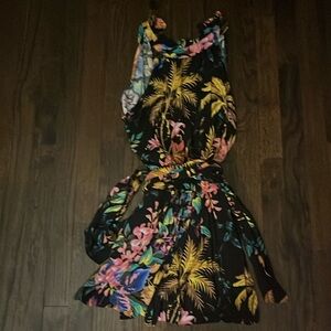 Rachel Roy tropical pattern romper size S